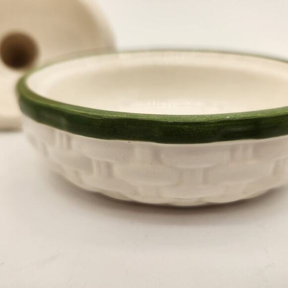 Vintage Avon Bunny Luv Ceramic TrinketBox Gift Perfect Condition Vibrant Colors - Picture 9 of 15